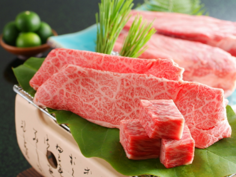 当館自慢の丹波牛をお楽しみください／例