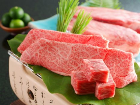 当館自慢の丹波牛をお楽しみください／例