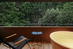 露天風呂付きスイートルーム テラス