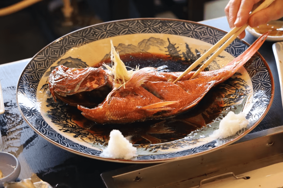 【金目鯛の姿煮】海の街「湯河原」で夕食を豪華に♪