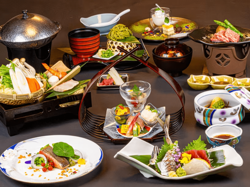 2026年7月8月《お献立の一例》料理長自ら厳選した、旬の食材をふんだんに使用しております♪