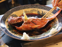 金目の姿煮を丸々一尾で夕食を贅沢に♪