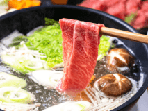 ＼野菜と一緒にヘルシー／国産牛しゃぶしゃぶ♪