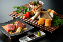 【夕食／特別室】黒毛和牛・田楽料理は味わう会席料理