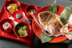 生まれて100日目のお子様のお祝いに【お食い初め】のお料理でお祝い。