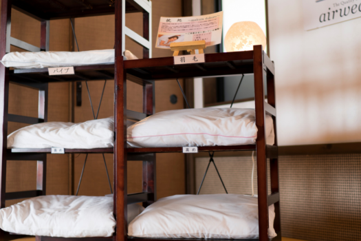 様々な種類の枕をご用意しております。