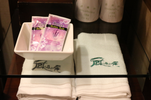 お部屋のアメニティ一例