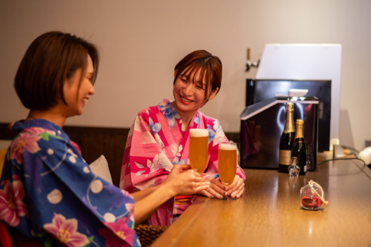 ナイトラウンジがオープン致しました。ご宿泊のお客様皆様ご利用いただけます。営業時間19：30～21：30