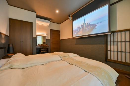 自分時間と癒しのひととき。シアタールーム【露天風呂付】◆禁煙＜57平米＞