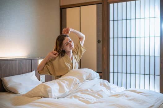 【スリープツーリズム】心身ともに癒しを求めてリフレッシュ。静寂と自然を感じる快眠プラン♪