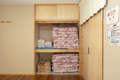 宿泊棟「小部屋」布団