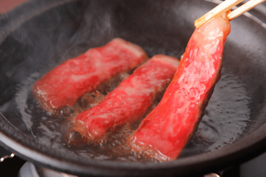 ■登別牛のステーキ■赤身と脂身の絶妙なバランス、口の中でとろける食感