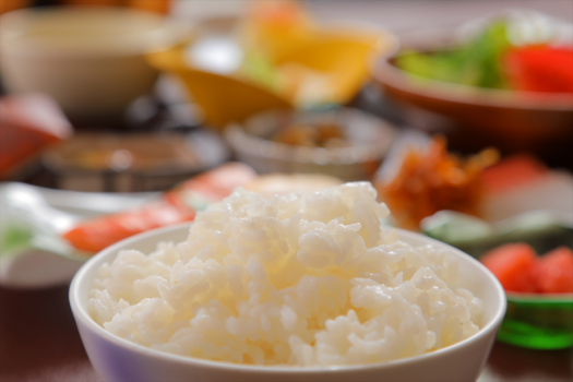 地下水を使った“ホクホク”のご飯で朝から優しい味わい 地下水を使った“ホクホク”のご飯で朝から優しい味わい