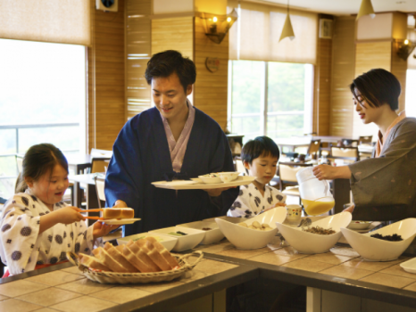 【朝食イメージ】好きなものを好きなだけ♪「豆富屋さんのバイキング」では豆乳パンや出来立て豆富が人気♪