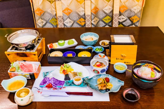 ★群馬県産豚豆乳しゃぶしゃぶ★豆富珍味など自家製・地場食材たっぷり伝統の味　≪豆富懐石≫