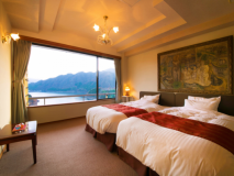 ■最上階の貴賓室-蓬莱-■ふかふかのベッドからの眺めは抜群！