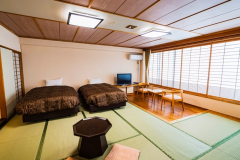 【湖側◇和室ベッドルーム】ツイン２名定員※禁煙