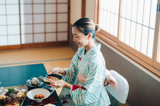 夕食はお部屋食です
