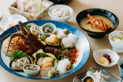 伊勢海老＆あわびが一度に楽しめます