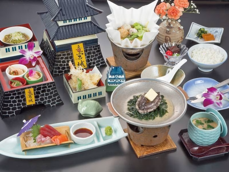【早期割30★】30日前の予約でお得♪鮑磯焼付き【竜宮城玉手箱会席】 【早期割30★】30日前の予約でお得♪鮑磯焼付き【竜宮城玉手箱会席】