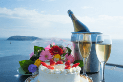 ★【アニバーサリープラン】大切な記念日に♪ケーキ・花束・シャンパン3大特典「鮑付き」竜宮城玉手箱会席