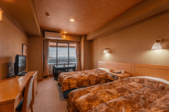 【ツインベッドルーム】【禁煙】◇オーシャンビュー ◇