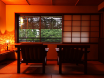 Modern Japanese-style rooms looking out on Amanohashidate Modern Japanese-style rooms looking out on Amanohashidate