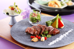 Per night with dinner(course of the upgrading) & breakfast