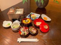 和食の朝食の一例です。 毎日、内容は少し変更しています。