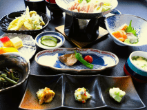 【１泊２食】【別館】 和食膳　ぶな（天ぷらと季節の焼き魚）