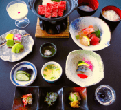 【１泊２食】【本館】 奥中山牛陶板焼き膳（高森）