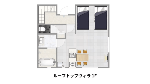 ルーフトップヴィラ【2階建/屋上付】