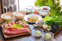 【夕食】甲州ワインビーフが主役のバリューBBQ！※画像はイメージです