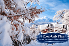 【Winter Getaway】〈Room Only〉A Private Whole-Villa Stay in Winter at the Foot of Mt. Fuji