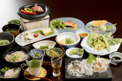 信州の食材にこだわった会席料理