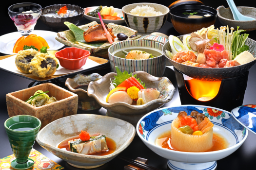 【山形屋のお料理一例】なによりお客様への愛情から生まれる山形屋ならではのお料理をお楽しみください。