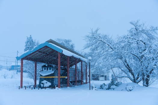 冬は当館周辺では美しい白銀の雪に覆われます。