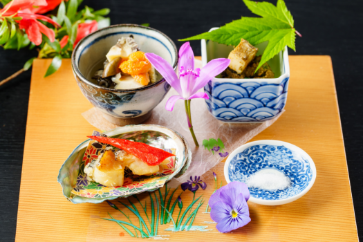 鮑料理盛り合わせ