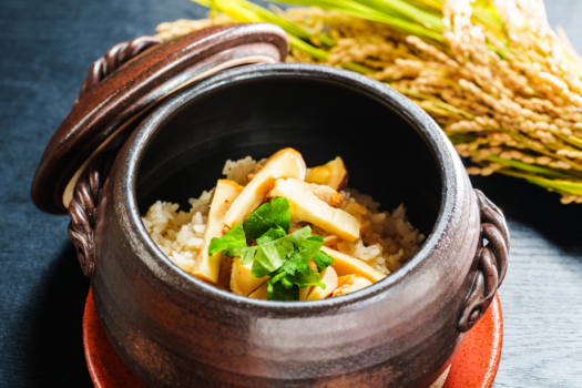 松茸釜御飯