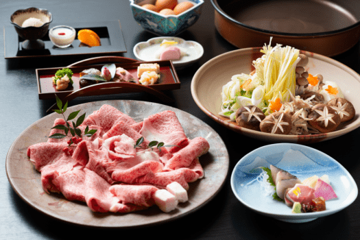 おいしさと食べごたえ抜群！特選和牛のすき焼き会席