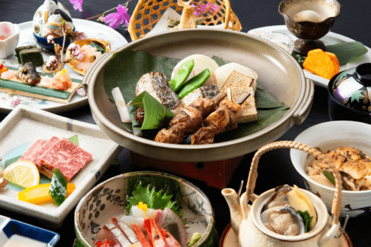 春の季節の花会席