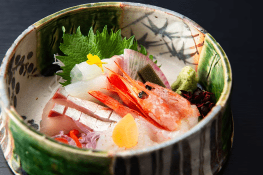 初鰹、桜鯛など4種のお造り