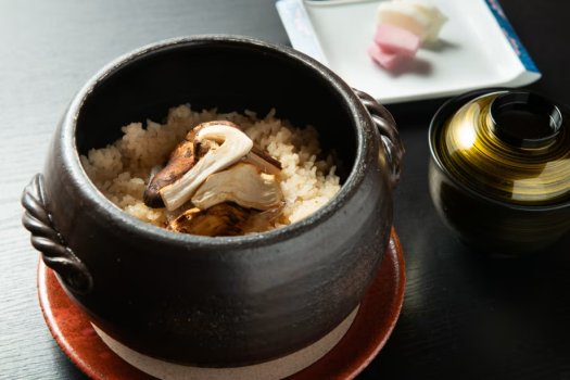 松茸釜御飯