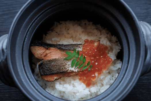 桜鱒窯御飯