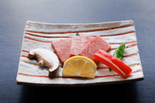 奈義牛の石焼き