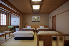 【和室10畳ツイン】様々なニーズでご利用頂けるベッドが付いたお部屋 【和室10畳ツイン】様々なニーズでご利用頂けるベッドが付いたお部屋