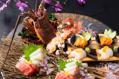 伊勢海老、初鰹、桜鯛など5種のお造り