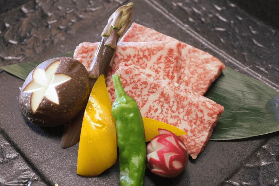 みかわ牛　陶板焼き