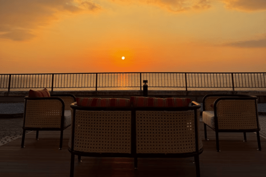 【灯台テラス】夕景