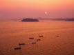 三河湾の夕景